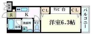 アガトンツインズαの物件間取画像